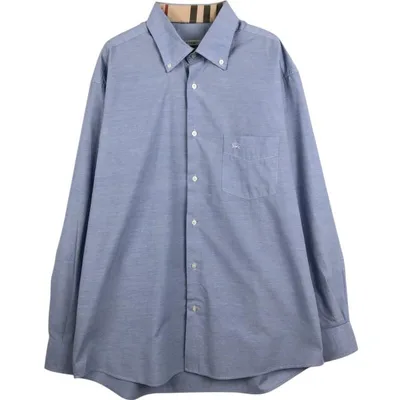古着 バーバリー Burberry's BURBERRY LONDON 長袖 ボタンダウンシャツ 英国製 メンズXL相当 /eaa676883