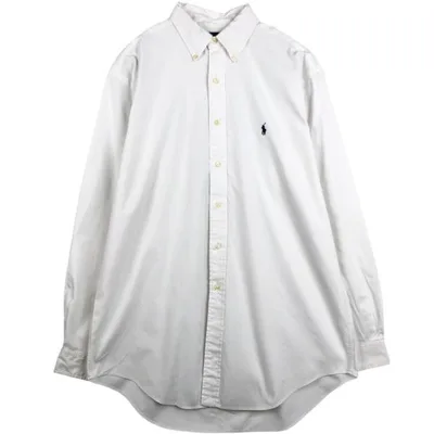 古着 ラルフローレン Ralph Lauren CLASSIC FIT 長袖 ボタンダウンシャツ メンズL相当 /eaa676936
