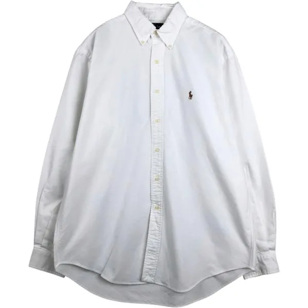 古着 ラルフローレン Ralph Lauren YARMOUTH 長袖 ボタンダウンシャツ メンズL相当 /eaa676937
