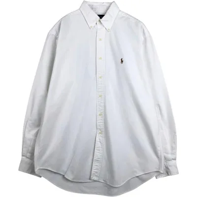 古着 ラルフローレン Ralph Lauren YARMOUTH 長袖 ボタンダウンシャツ メンズL相当 /eaa676937