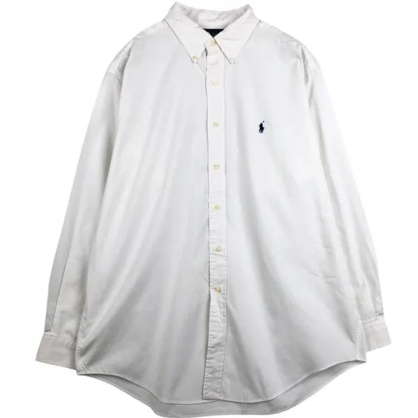 古着 ラルフローレン Ralph Lauren YARMOUTH 長袖 ボタンダウンシャツ メンズL相当 /eaa676939