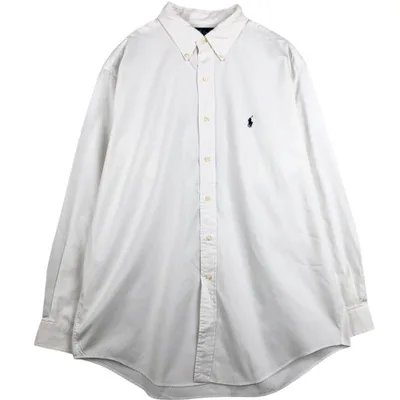 古着 ラルフローレン Ralph Lauren YARMOUTH 長袖 ボタンダウンシャツ メンズL相当 /eaa676939