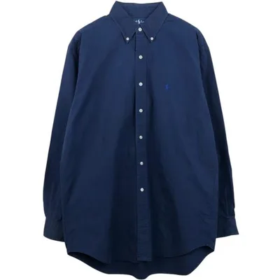 古着 ラルフローレン Ralph Lauren BLAKE 長袖 ボタンダウンシャツ メンズM相当 /eaa676942