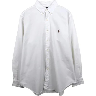 古着 ラルフローレン Ralph Lauren CLASSIC FIT 長袖 ボタンダウンシャツ メンズL相当 /eaa676943