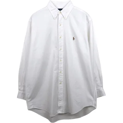 古着 ラルフローレン Ralph Lauren YARMOUTH 長袖 ボタンダウンシャツ メンズL相当 /eaa676945