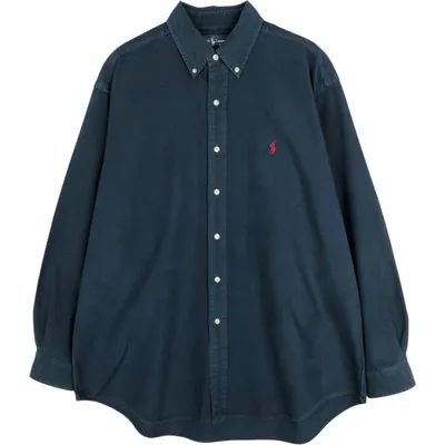 古着 ラルフローレン Ralph Lauren BLAKE 長袖 ボタンダウンシャツ メンズXL相当 /eaa676964