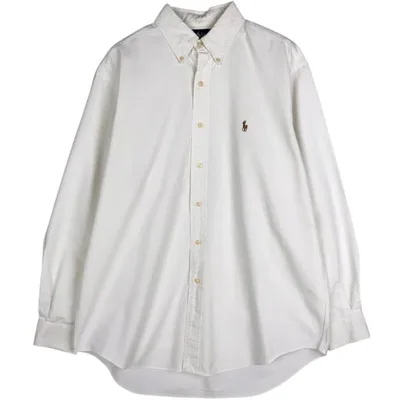 古着 ラルフローレン Ralph Lauren YARMOUTH 長袖 ボタンダウンシャツ メンズXL相当 /eaa676966