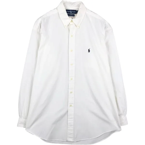 古着 90年代 ラルフローレン Ralph Lauren BLAKE 長袖 ボタンダウンシャツ メンズL相当 ボタンダウン ヴィンテージ /eaa676970