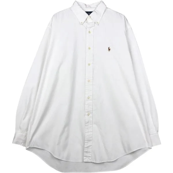 古着 ラルフローレン Ralph Lauren YARMOUTH 長袖 ボタンダウンシャツ メンズXL相当 /eaa676975