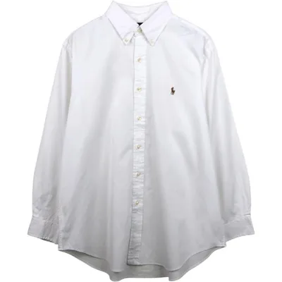 古着 ラルフローレン Ralph Lauren CLASSIC FIT 長袖 ボタンダウンシャツ メンズL相当 /eaa676976