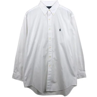 古着 ラルフローレン Ralph Lauren YARMOUTH 長袖 ボタンダウンシャツ メンズL相当 /eaa676978