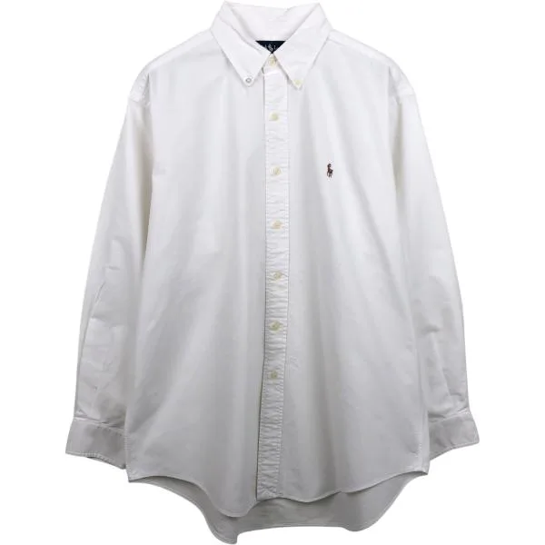 古着 ラルフローレン Ralph Lauren YARMOUTH 長袖 ボタンダウンシャツ メンズL相当 /eaa676979