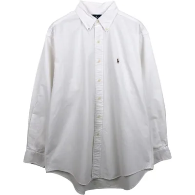 古着 ラルフローレン Ralph Lauren YARMOUTH 長袖 ボタンダウンシャツ メンズL相当 /eaa676979