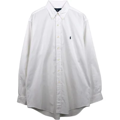 古着 ラルフローレン Ralph Lauren YARMOUTH 長袖 ボタンダウンシャツ メンズL相当 /eaa676980