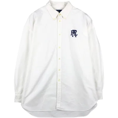 古着 ラルフローレン Ralph Lauren BOYFRIEND FIT 長袖 ボタンダウンシャツ メンズXL相当 ボタンダウン /eaa676985