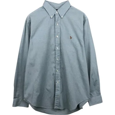 古着 ラルフローレン Ralph Lauren CLASSIC FIT 長袖 ボタンダウンシャツ メンズL相当 /eaa676987