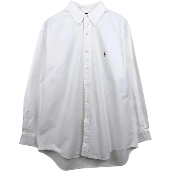 古着 ラルフローレン Ralph Lauren YARMOUTH 長袖 ボタンダウンシャツ メンズL相当 /eaa676988