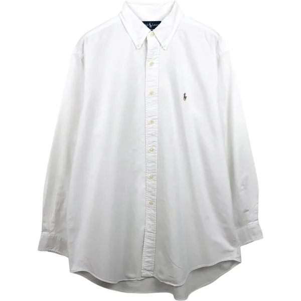 古着 ラルフローレン Ralph Lauren YARMOUTH 長袖 ボタンダウンシャツ メンズL相当 /eaa676991