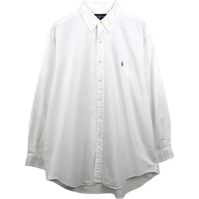 古着 ラルフローレン Ralph Lauren YARMOUTH 長袖 ボタンダウンシャツ メンズL相当 /eaa676991