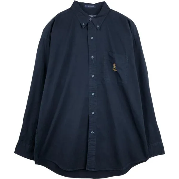 古着 ラルフローレン Ralph Lauren CHAPS チャップス 長袖 ボタンダウンシャツ メンズL相当 /eaa676999