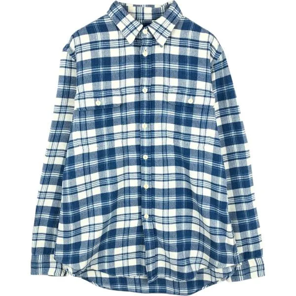 古着 ラルフローレン Ralph Lauren POLO RALPH LAUREN RELAXED FIT 長袖 ライトネルチェックシャツ メンズXL相当 /eaa677073