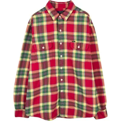 古着 ラルフローレン Ralph Lauren 長袖 フランネルチェックシャツ メンズXL相当 /eaa677074