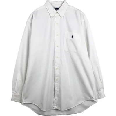 古着 ラルフローレン Ralph Lauren BLAKE 長袖 ボタンダウンシャツ メンズL相当 /eaa677200