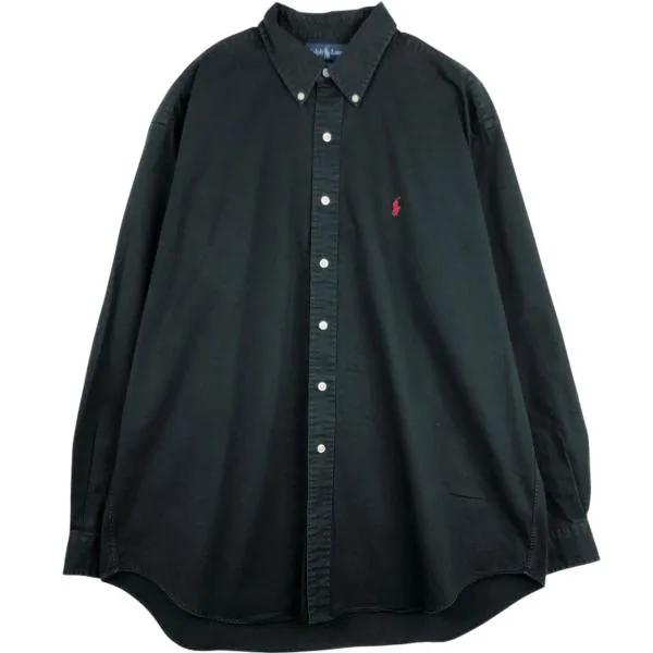 古着 ラルフローレン Ralph Lauren BLAKE 長袖 ボタンダウンシャツ メンズXL相当 /eaa677201