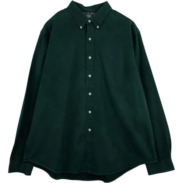 古着 ラルフローレン Ralph Lauren CUSTOM FIT 長袖 ボタンダウンシャツ メンズXXL相当 /eaa677204