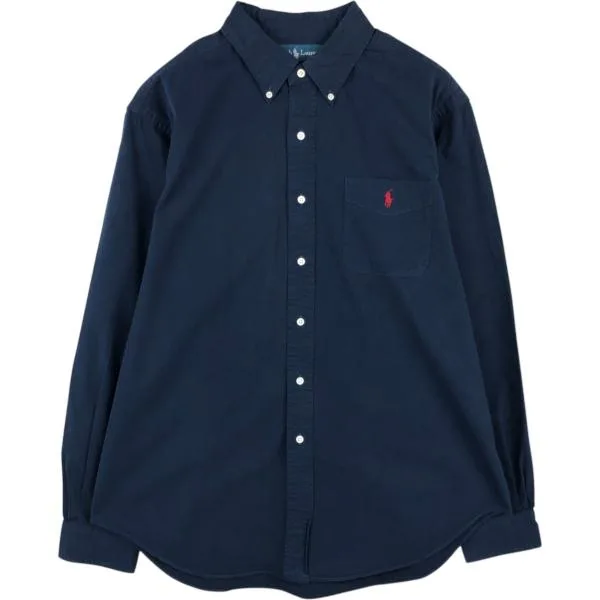 古着 00年代 ラルフローレン Ralph Lauren CLASSIC FIT 長袖 ボタンダウンシャツ メンズXL相当 ボタンダウン /eaa677206