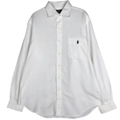 古着 ラルフローレン Ralph Lauren PHILIP 長袖 コットンシャツ メンズL相当 /eaa677208