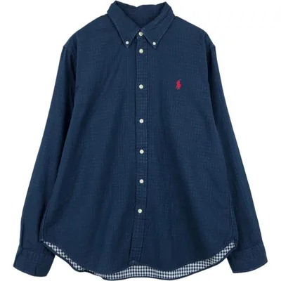 古着 ラルフローレン Ralph Lauren 長袖 ボタンダウンシャツ メンズXL相当 /eaa677214