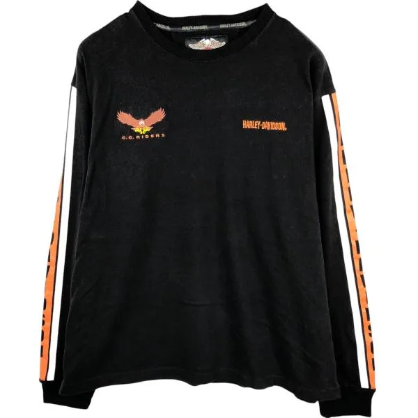 古着 ハーレーダビッドソン Harley-Davidson ロングTシャツ ロンT USA製 メンズXL相当 /eaa677795