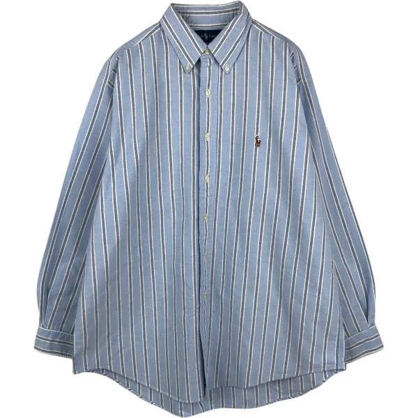 古着 ラルフローレン Ralph Lauren YARMOUTH 長袖 ボタンダウンシャツ メンズL相当 /eaa677947