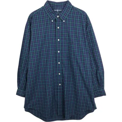 古着 ラルフローレン Ralph Lauren YARMOUTH 長袖 ボタンダウンチェックシャツ メンズXL相当 /eaa678052