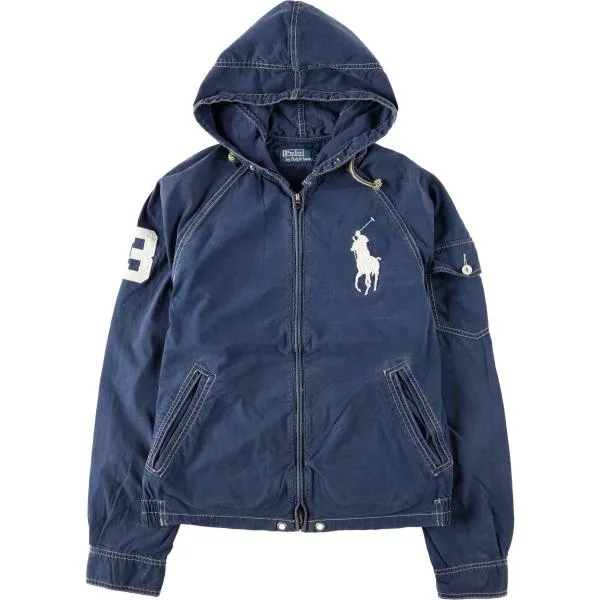 古着 ラルフローレン Ralph Lauren POLO by Ralph Lauren ビックポニー コットンパーカー メンズM相当 /eaa678323