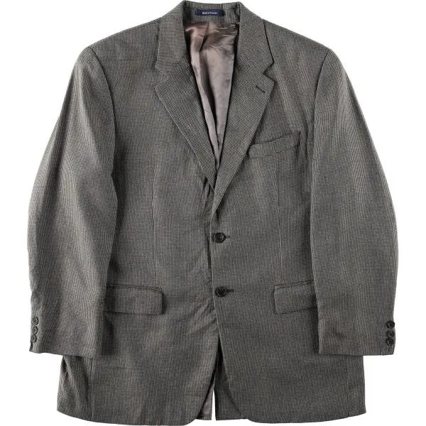 古着 ラルフローレン Ralph Lauren CHAPS チャップス 総柄 テーラードジャケット カナダ製 メンズL相当 /eaa678360