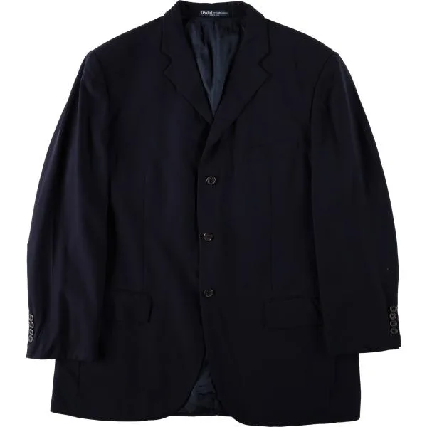 古着 ラルフローレン Ralph Lauren POLO by Ralph Lauren ウールテーラードジャケット イタリア製 メンズL相当 /eaa678369