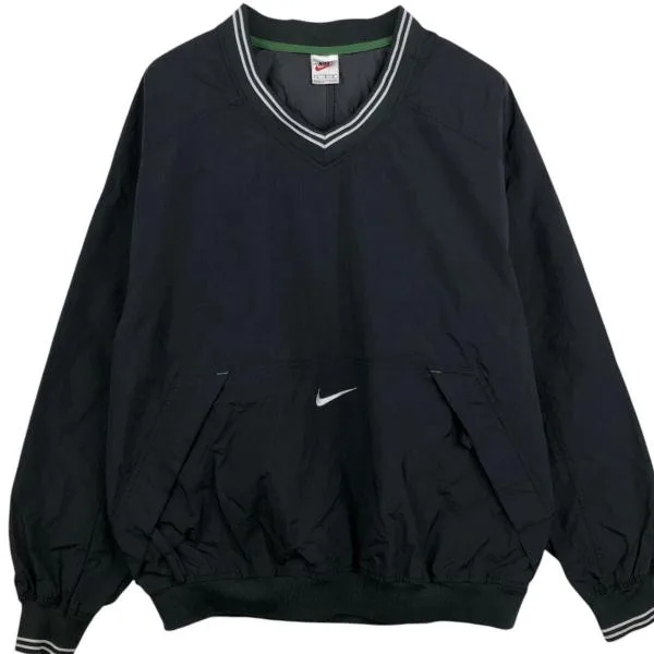 古着 90年代 ナイキ NIKE Vネック ナイロンプルオーバー メンズL相当 ヴィンテージ /eaa678386