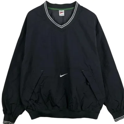古着 90年代 ナイキ NIKE Vネック ナイロンプルオーバー メンズL相当 ヴィンテージ /eaa678386