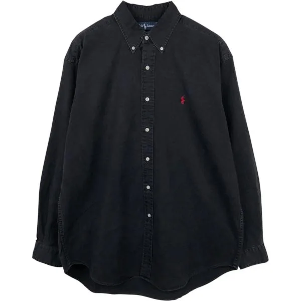 古着 ラルフローレン Ralph Lauren BLAKE 長袖 ボタンダウンシャツ メンズL相当 /eaa678412