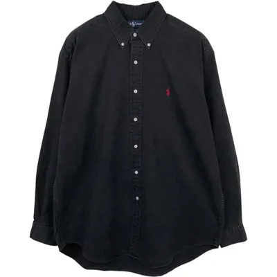 古着 ラルフローレン Ralph Lauren BLAKE 長袖 ボタンダウンシャツ メンズL相当 /eaa678412