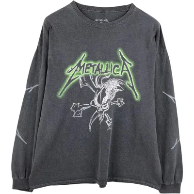 古着 METALLICA メタリカ ロンT バンドTシャツ バンT メンズM相当 /eaa678603
