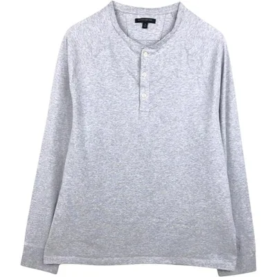 古着 バナナリパブリック BANANA REPUBLIC ヘンリーネック ロングTシャツ ロンT メンズXL相当 /eaa678610