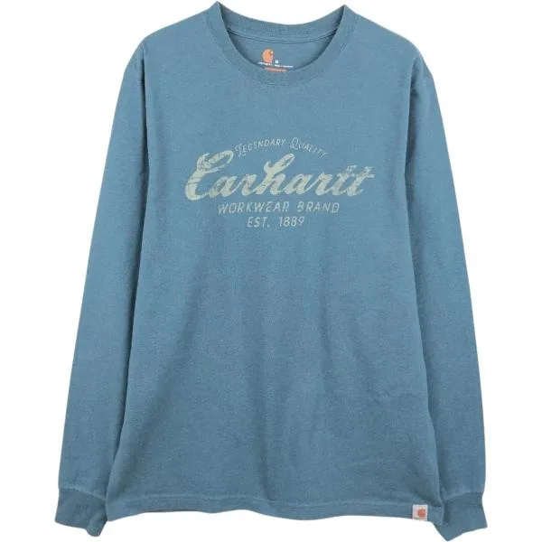 古着 カーハート Carhartt RELAXED FIT ロングTシャツ ロンT メンズM相当 /eaa678618
