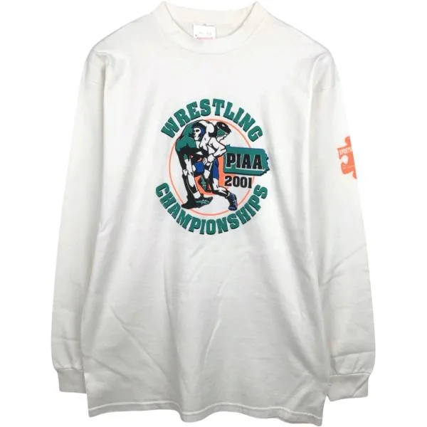 古着 00年代 オーステックス Aus-Tex COLORS ロングTシャツ ロンT USA製 メンズM相当 /eaa678624