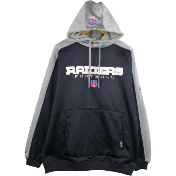 古着 NFL LAS VEGAS RAIDERS ラスベガスレイダース スウェットプルオーバーパーカー メンズM相当 /eaa678795