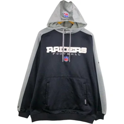 古着 NFL LAS VEGAS RAIDERS ラスベガスレイダース スウェットプルオーバーパーカー メンズM相当 /eaa678795