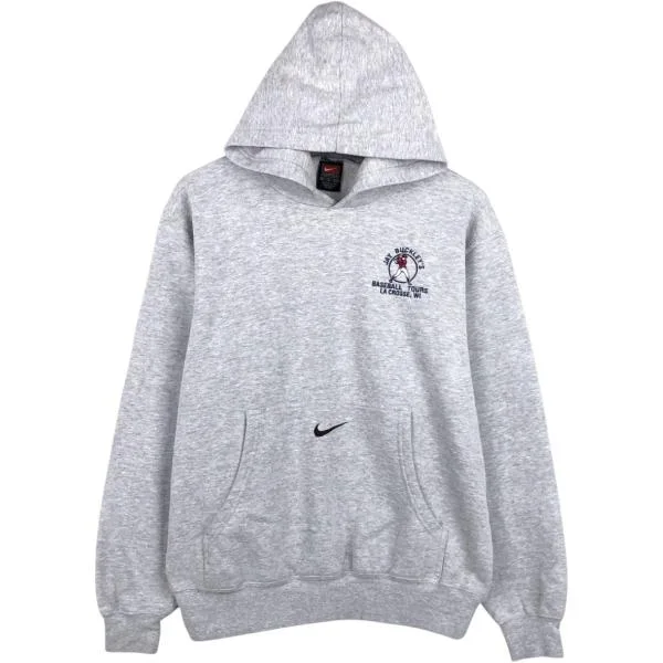 古着 90年代 ナイキ NIKE NIKE TEAM スウェットプルオーバーパーカー メンズS相当 ヴィンテージ センターロゴ /eaa678986
