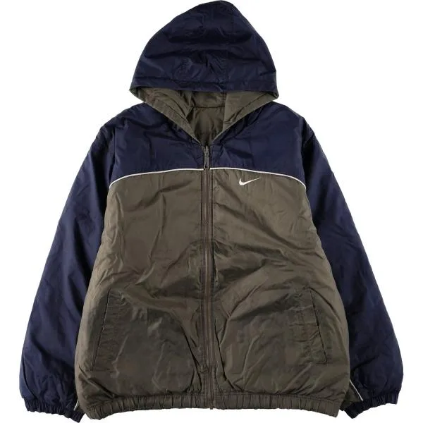 古着 90年代 ナイキ NIKE リバーシブル 中綿ジャケット パファージャケット メンズL相当 ヴィンテージ /eaa679030